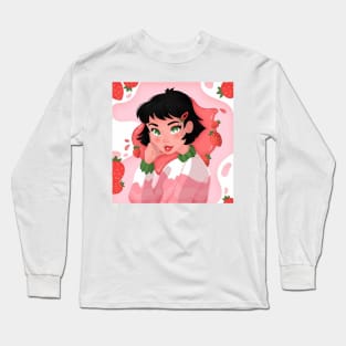 strawberry girl Long Sleeve T-Shirt